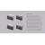 ORISTO SILVER UNI szafka podumywalkowa 120 cm, biały połysk z listwą w kolorze czarnym - OR33-SD2S-120-1-V6
